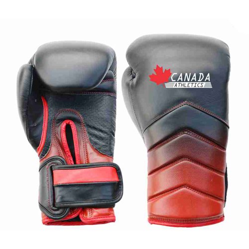 כפפות איגרוף עור דגם אדום CANADA 8062 בגדלים שונים לשימוש פנים, תמונה 1