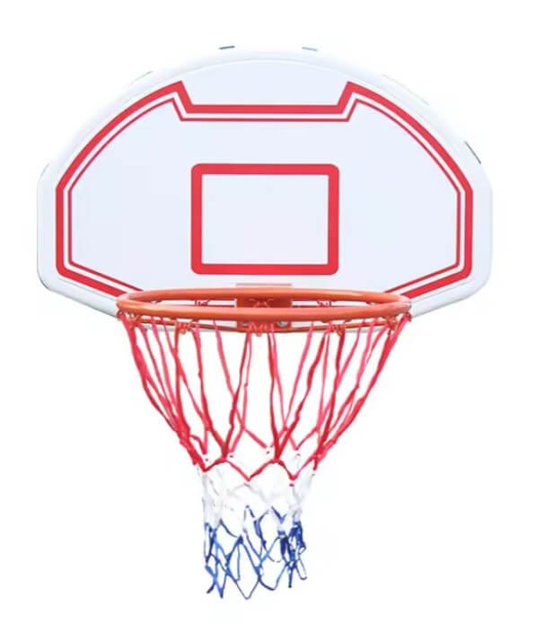 לוח סל לקיר 90/60 ס״מ כולל טבעת ורשת דגם DUNK M006 לחצר
