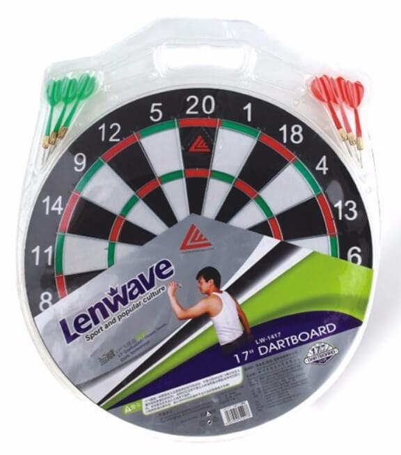 לוח קליעה למטרה 17 אינץ עם חיצים דגם 4442-3 LENWAVE לחצר