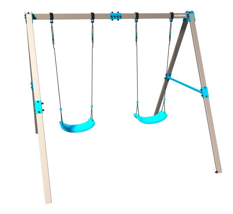 מתקן נדנדה לילדים VARIO SWING זוגי HUDORA גרמניה לחצר