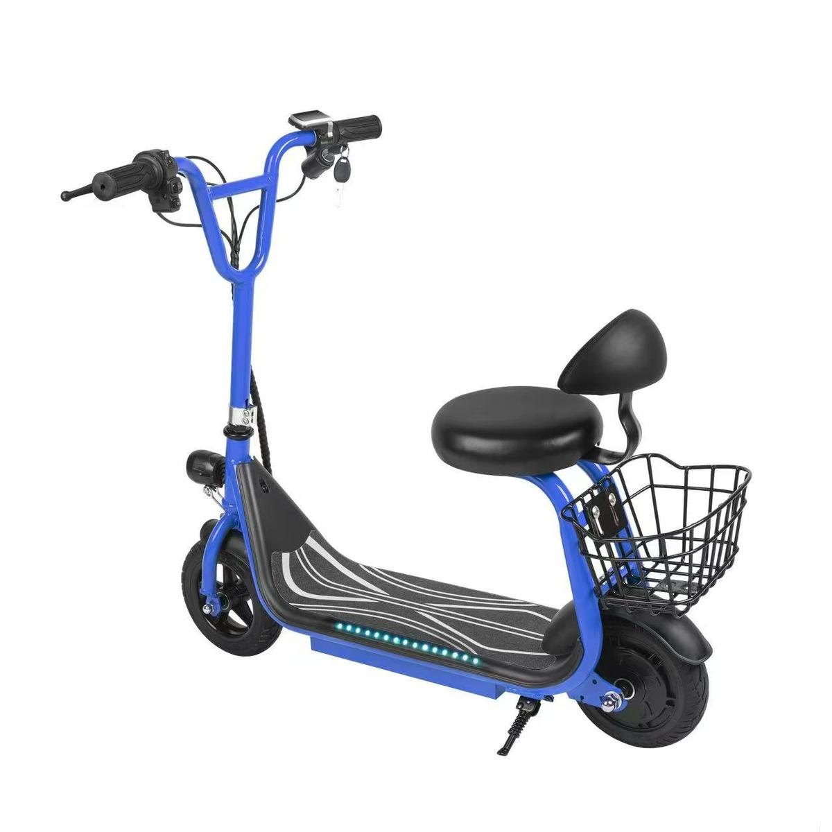קורקינט כחול חשמלי דגם איילה 36V לחצר