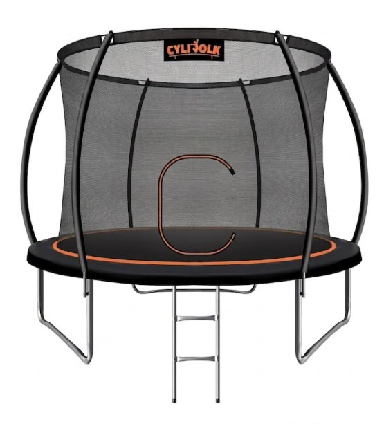 טרמפולינה 3 מ׳ 10 פיט Cylivolk כתומה לחצר