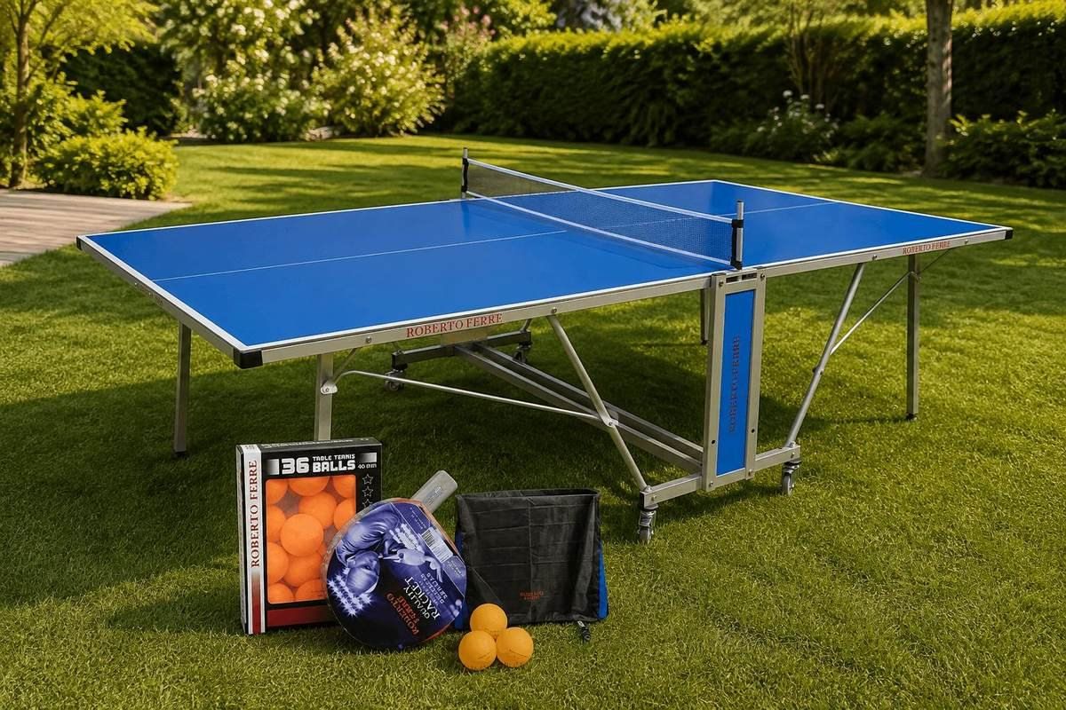 חבילת הכל כלול שולחן פינג־פונג חוץ Outdoor 1000 לחצר